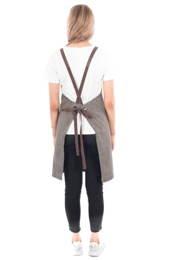 RUPERT BIB APRON-Mocha