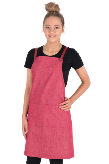 RUPERT BIB APRON-Red 