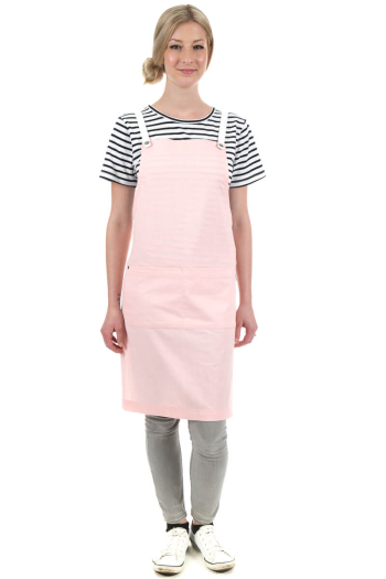 RUPERT BIB APRON-Light Pink 