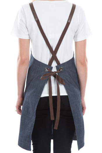 RUPERT BIB APRON-Denim Blue 