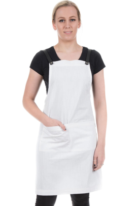 RUPERT BIB APRON-White 