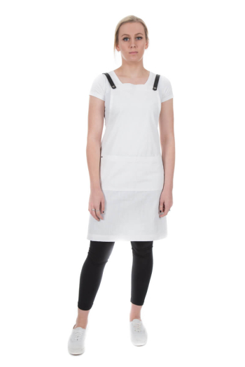 RUPERT BIB APRON-White 