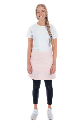 RUPERT-MID WAISTED APRON-Light Pink