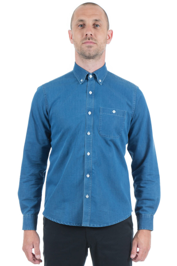 MEN'S CLAY- LONG SLEEVE DENIM SHIRT 