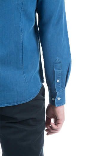 MEN'S CLAY- LONG SLEEVE DENIM SHIRT 