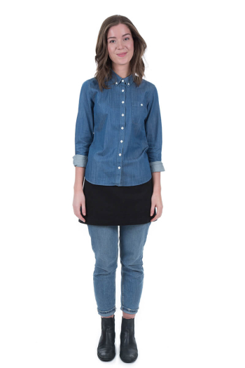 WOMAN'S CLAY- LONG SLEEVE DENIM SHIRT 